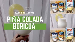 Piña Colada Puertorriqueña ( Paso a Paso )