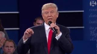 Highlights from the second presidential debate: Trump fights dirty against Clint