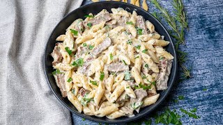 Creamy Steak Pasta