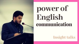 power of english communication |national level speech competition |insight talks