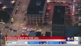 Person shot in downtown Indianapolis; IMPD investigating