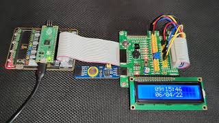 RP2040 Raspberry PI PICO - DVK511 PCF8563 RTCC Demo