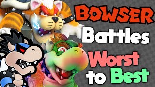 Ranking Every Bowser Battle