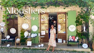 Walk in Moustiers-Sainte-Marie, Provence, One of the most beautiful French Village, South of France