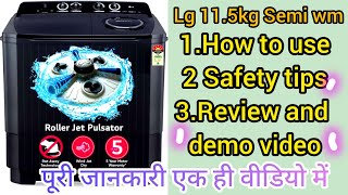 LATEST LG 11.5kg SEMI AUTOMATIC WASHING MACHINE 💥 P115ASKAZ⭐ BEST REVIEW AND DEMO VIDEO