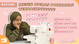 Review | Mesin Obras Heavy Duty Portable YOKO YK-854HD  [English Sub]