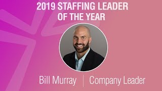 Bullseye Award - Staffing Leader of the Year 2019!