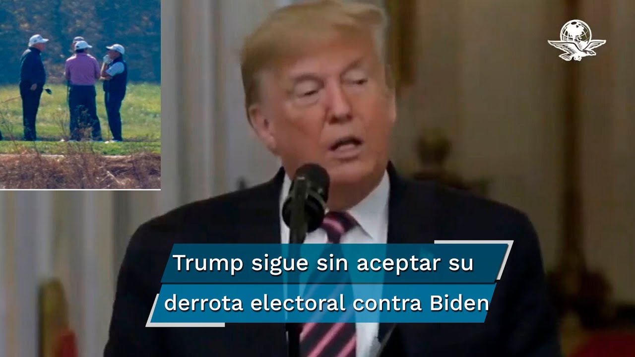 Donald Trump Regresa A Jugar Golf Y Sigue Sin Reconocer Su Derrota ...