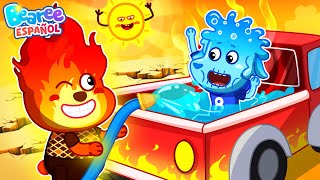 Bearee convierte un Camioneta en Piscina Móvil | Fuego VS Agua 🔥💧 Dibujos Animados ★ Bearee Español