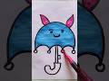 How to Draw Beautiful Umbrella ☔ for Kids #kidsvideo #viral #umbrella