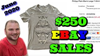 $250 Ebay clothing sales in 2020. What Sold fast