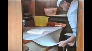 Burek-making in Zagreb, 1992