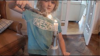 Light wax vapour - the candle science experiment