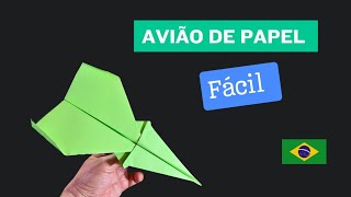 Como fazer AVIÃO DE PAPEL de maneira fácil que voa alto e longe.