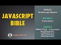 08: PRACTICE - Function Expressions, setTimout, setInterval (JAVASCRIPT BASICS - Functions)