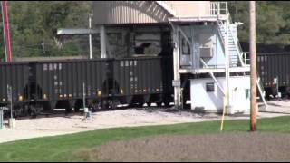 NS coal train loading at the Alliance loop, Princeton, IN