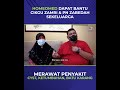 CIKGU ZAMRI & PUAN ZABEDAH SANGAT BERPUAS HATI DENGAN RAWATAN YG MEREKA TERIMA DI HOMEOMED.