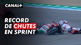 Scénario fou en Course Sprint : 14 chutes - Grand Prix d'Espagne - MotoGP