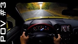 700 HP NISSAN GTR | POV #3 - MONSTER ACCELERATION SOUND SPEED WET ROADS