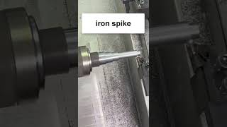 How to make iron spikes #cnc #metal #lathe