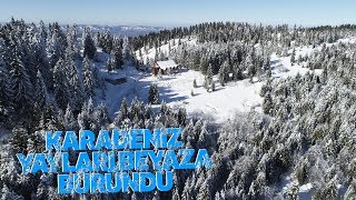 Karadeniz Yaylaları Kış Mevsiminin Tüm Güzelliğini Yansıtıyor