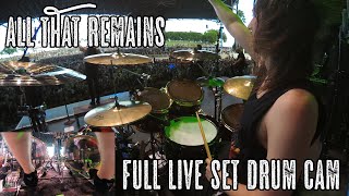 Mike Caputo - All That Remains - FULL LIVE SET Drum Cam (West Palm Beach, FL 8/24/24)