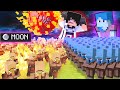 100.000 VILLAGER KONOHA KUASAI KOTA DI BULAN DI MINECRAFT ! Azuya Vs EnderDragon