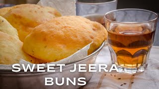 Goan Sweet Jeera Buns Authentic Recipe | How to make Sweet Buns | Jeera Buns | Easy Tea Time Snacks