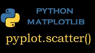Python Matlotlib Module 8 # pyplot.scatter()