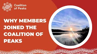 Why members joined the Coalition of Peaks