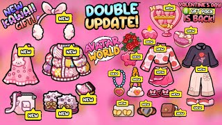 NEW!! DOUBLE UPDATE 🤩 🥰 KAWAI GIFT vs VALENTINS DAY GIFT🎁💝 #avatarworld #tocaboca #tocalife