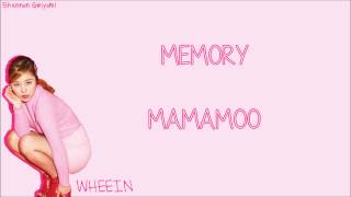 MAMAMOO(마마무) - Memory(그리고 그리고 그려봐) Color Coded Lyrics [Han/ROM/Eng]