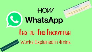 WhatsApp End-to-End Encryption Explained