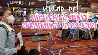 SINGAPORE VLOG 8: SINGAPORE TO MANILA REQUIREMENTS & PROCEDURE + PASALUBONG FROM CHANGI