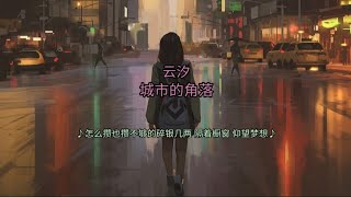 云汐 - 城市的角落 ▣怎么攒也攒不够的碎银几两 隔着橱窗 仰望梦想▣ ♬【動態歌詞/Lyrics】♬