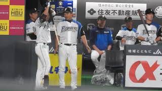 ＜2019.6.11広島戦5回裏ノーアウト満塁＞相手当初交代時の王柏融