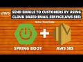 Spring Cloud AWS Simple Email Service | AWS SES | Amazon Web Services