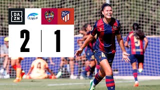 Levante UD vs Atlético de Madrid (2-1) | Resumen y goles | Highlights Liga F