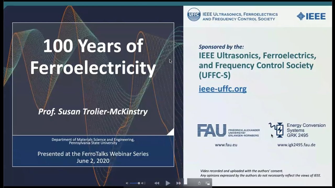 100 Years Of Ferroelectricity Youtube