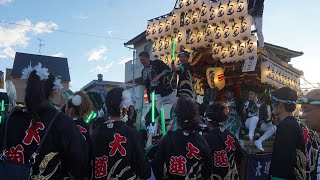 平成30年 石屋集結 （東條･永田･大道･西町･後屋） 太子町山田地区科長神社夏祭り 南河内だんじり祭り