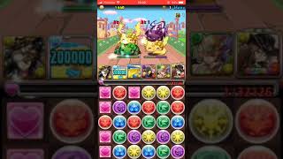 (パズドラ) サンリオコラボ王国級周回ソロのポチポチPTです。 #パズドラ #周回