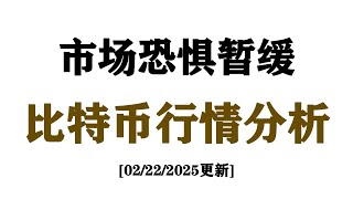 比特币恐惧放缓，行情看法| 2025年比特币交易策略 | 市场走势分析