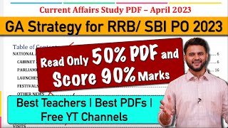 General Awareness for RRB PO/ SBI PO | RRB PO GA Strategy | GA for Bank Exam 2023