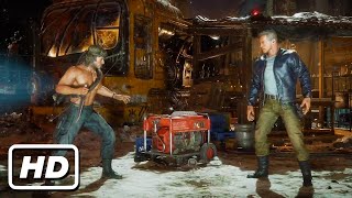 Mortal Kombat 11 Ultimate - RAMBO vs TERMINATOR (Stallone vs Schwarzenegger)