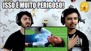 REACT 14 JOGADORES DE FUTEBOL QUE QUASE MORRERAM EM CAMPO