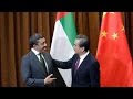 Chinese and UAE foreign ministers to lift bilateral ties