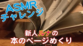 【ASMR】ルナの本のページめくり音 / Book page turning (No Talking)【音フェチ】