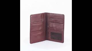 RAVEN Leather Blue Book RBB-02 Maroon Color