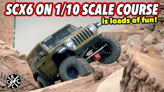 Axial SCX6 Takes On The 1/10 Scale Course at Reaction RC Hobbies