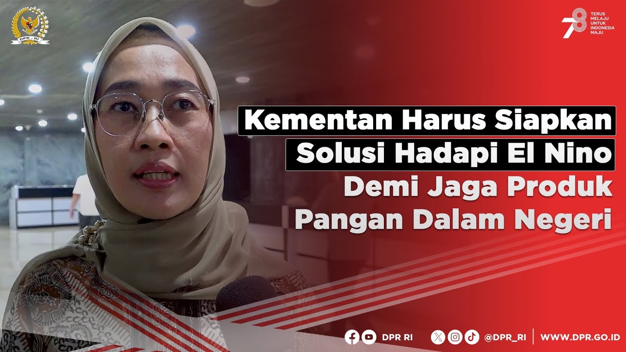 KEMENTAN HARUS SIAPKAN SOLUSI HADAPI EL NINO DEMI JAGA PANGAN DALAM ...